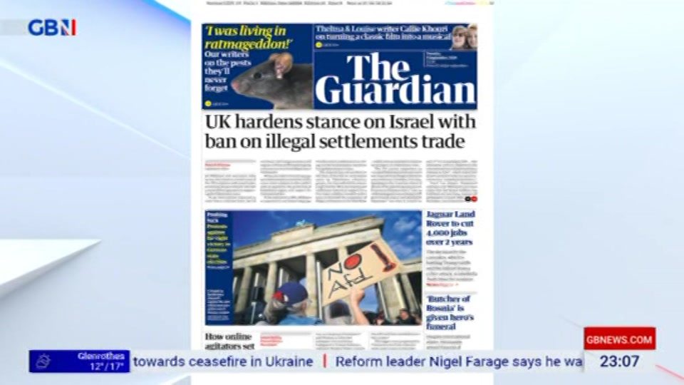 Still from GB News at 7:30