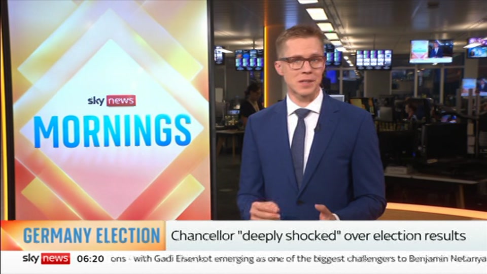 Still from Sky News at 20:30