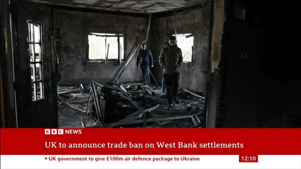 Still from BBC News at 10:00