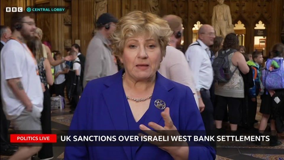Broadcast still at 9m 30s. BBC Two, Politics Live, 8 September 2026.
