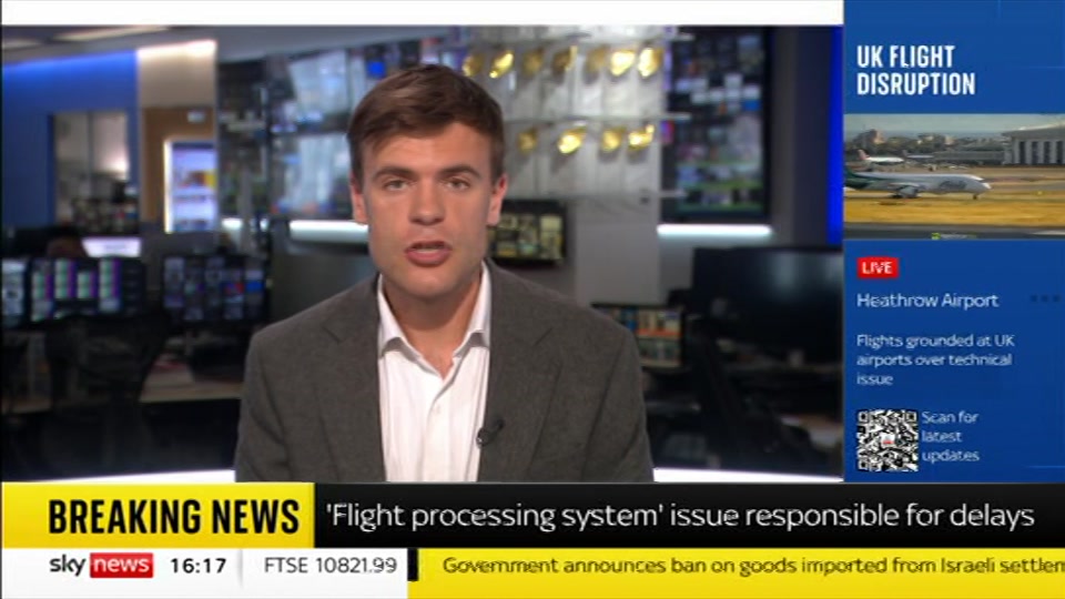 Still from Sky News at 17:30