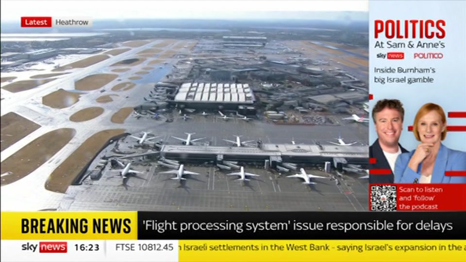 Broadcast still at 23m 30s. Sky News, Sky News Today with Jayne Secker, 8 September 2026.