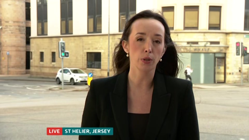 Broadcast still at 20m. ITV, ITV Evening News, 8 September 2026.