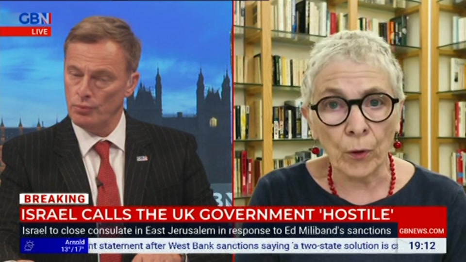 Broadcast still at 12m. GB News, New: GBN Tonight, 8 September 2026.