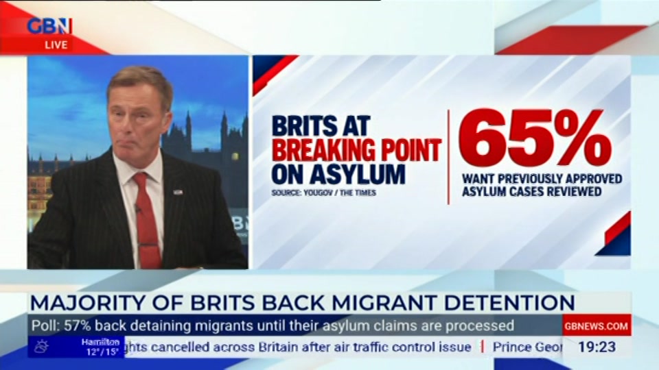 Still from GB News at 23:30