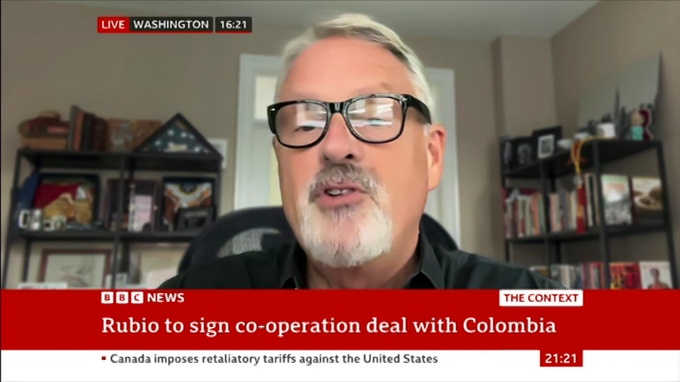 Still from BBC News at 21:00