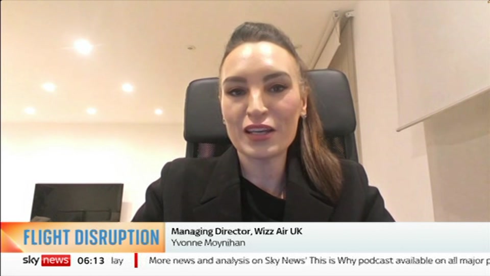 Still from Sky News at 13:00