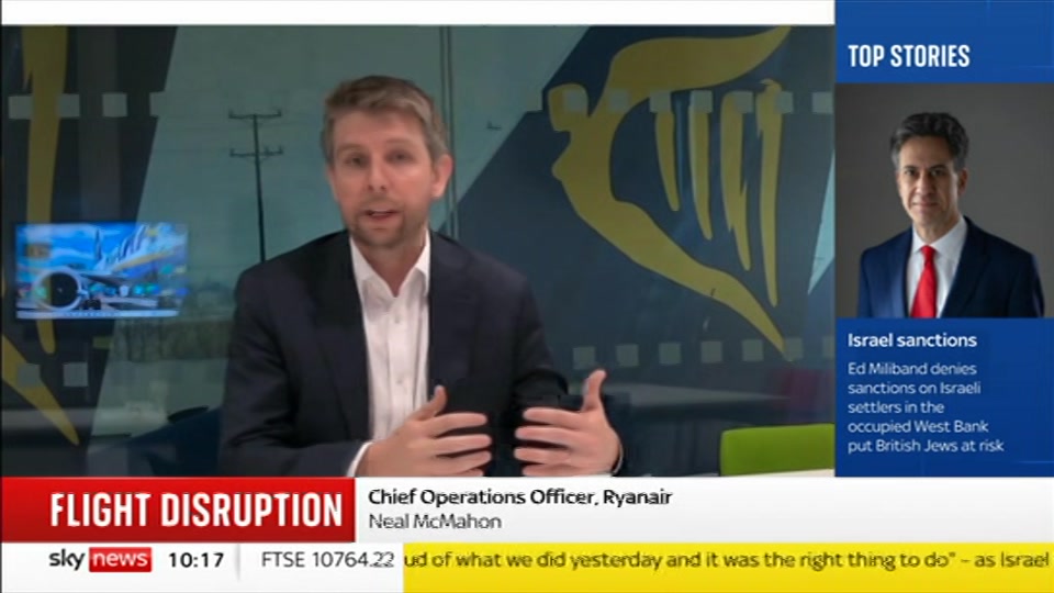 Still from Sky News at 17:00