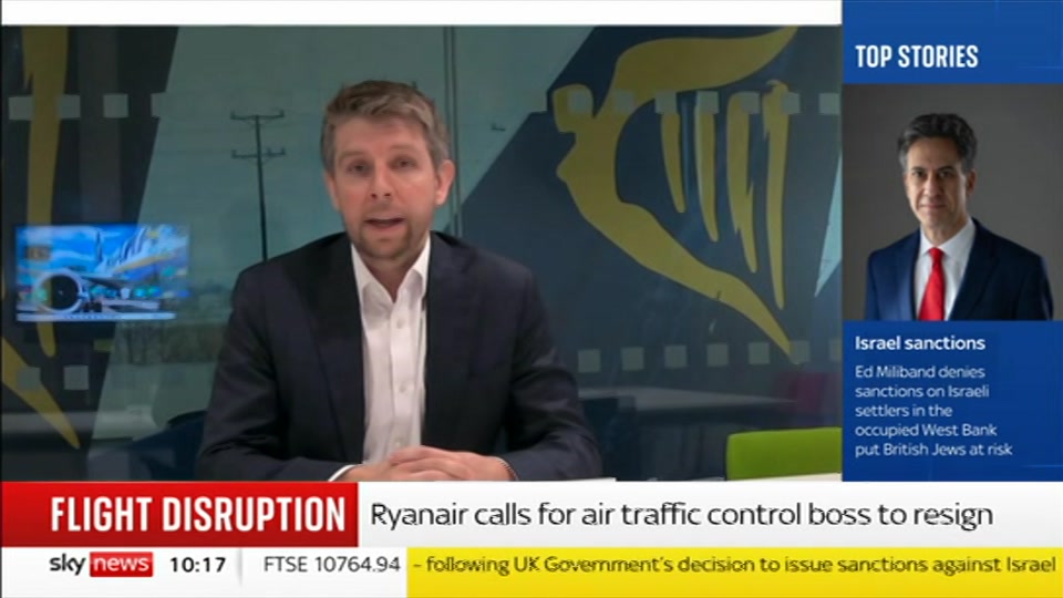Still from Sky News at 17:30