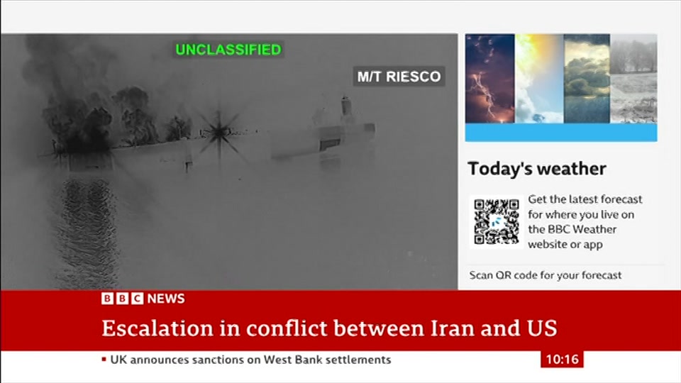 Still from BBC News at 16:00