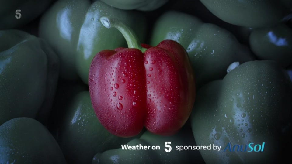 Broadcast still at 1m 30s. Channel 5, 5 News at Lunchtime, 9 September 2026.