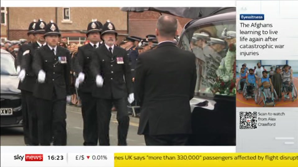 Still from Sky News at 23:00