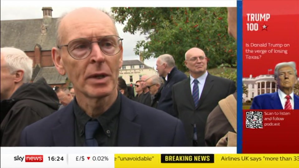 Broadcast still at 24m 30s. Sky News, Sky News Today with Jayne Secker, 9 September 2026.