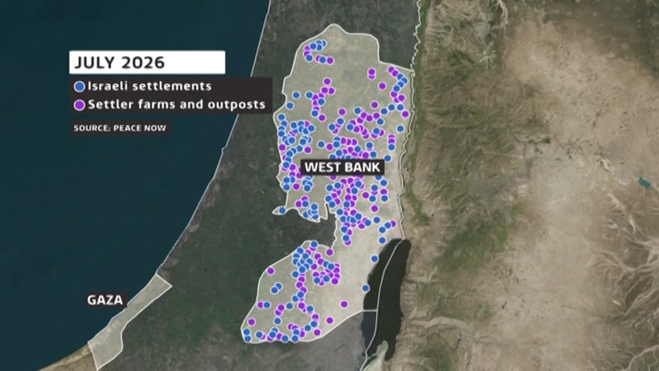 Broadcast still at 20m. ITV, ITV Evening News, 9 September 2026.