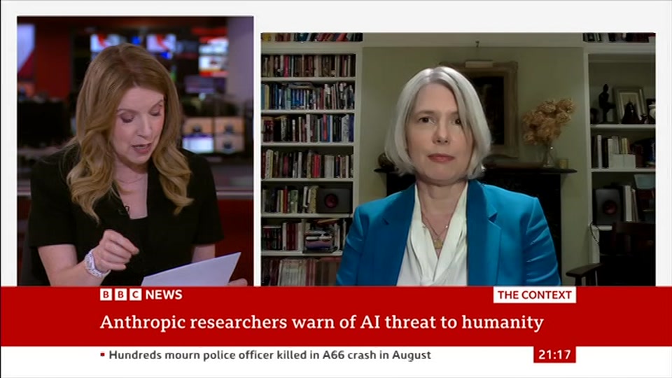Still from BBC News at 17:00