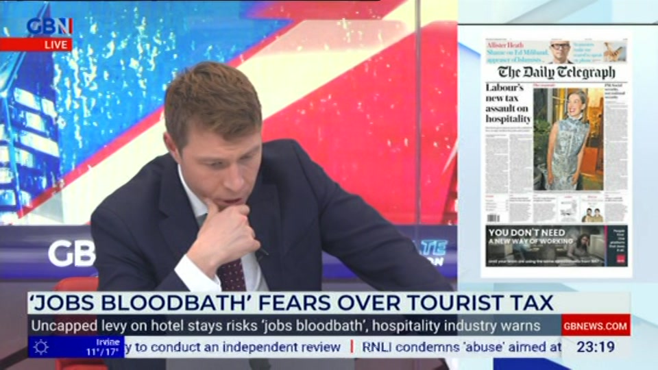 Still from GB News at 19:30