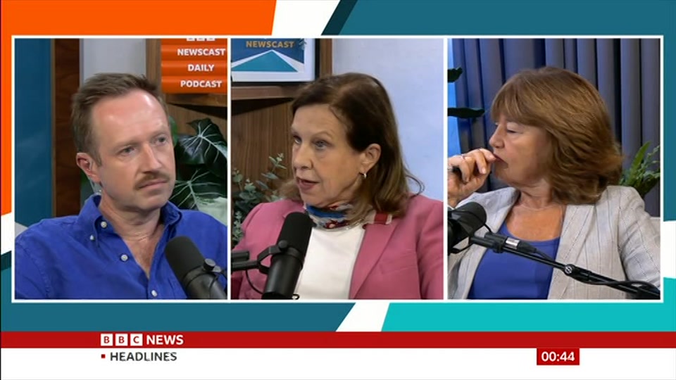 Broadcast still at 14m. BBC News, Newscast, 9 September 2026.