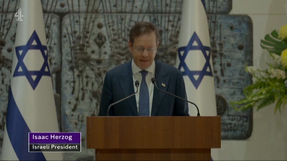 Broadcast still at 30s. Channel 4, Channel 4 News Summary, 8 September 2026.