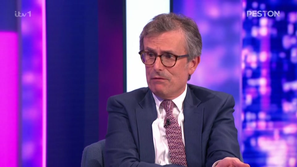Broadcast still at 36m. ITV, New: Peston, 9 September 2026.