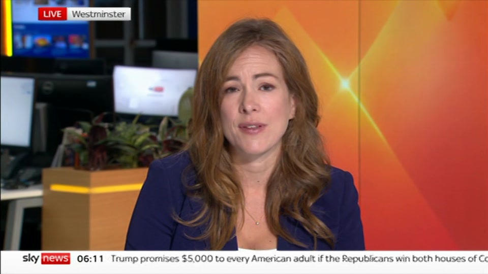 Still from Sky News at 11:30