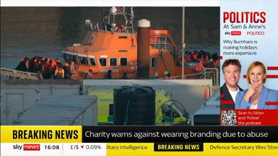 Still from Sky News at 8:00