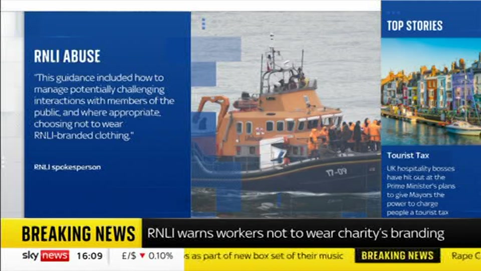 Still from Sky News at 9:30