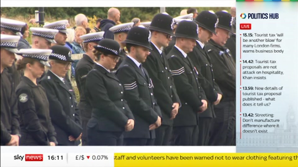 Still from Sky News at 11:00