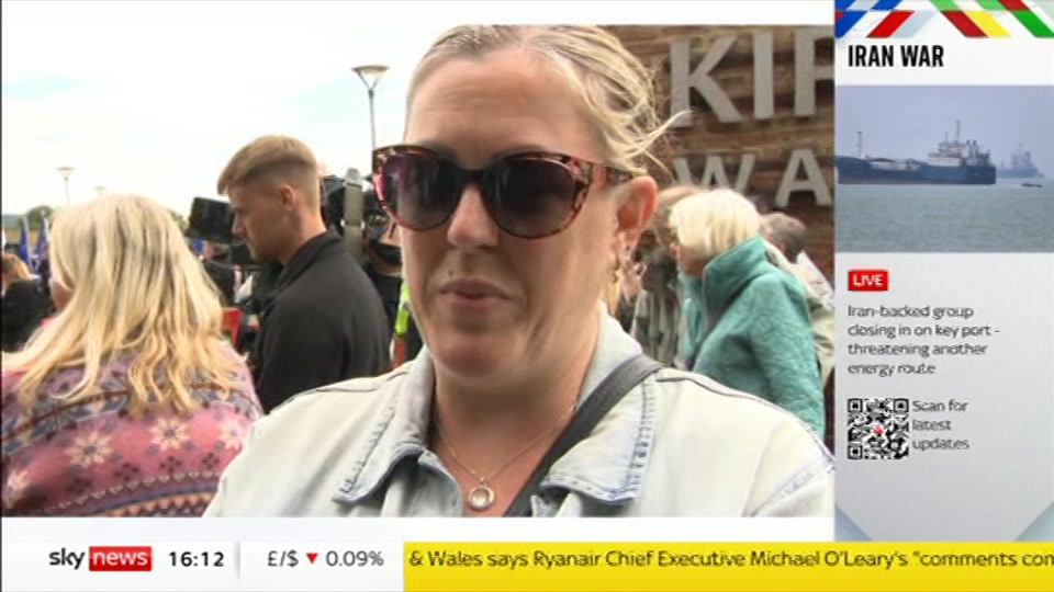 Still from Sky News at 12:00
