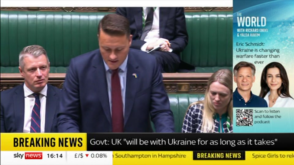 Broadcast still at 14m. Sky News, Sky News Today with Jayne Secker, 10 September 2026.
