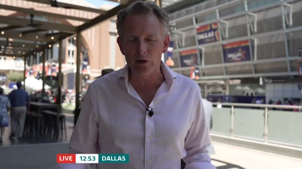 Broadcast still at 23m. ITV, ITV Evening News, 10 September 2026.