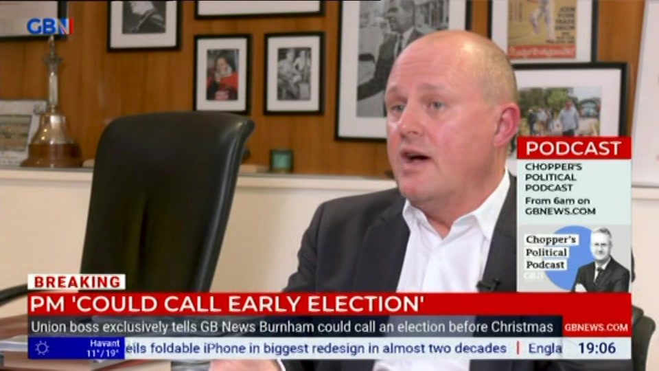 Still from GB News at 6:00