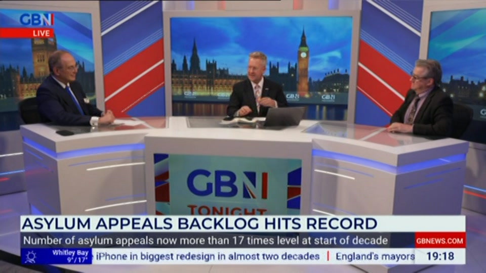 Still from GB News at 18:30