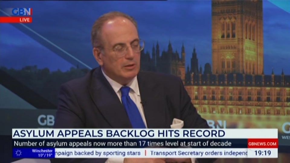 Still from GB News at 19:00