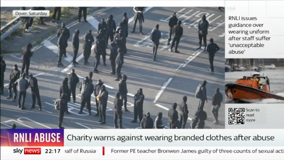 Still from Sky News at 17:00