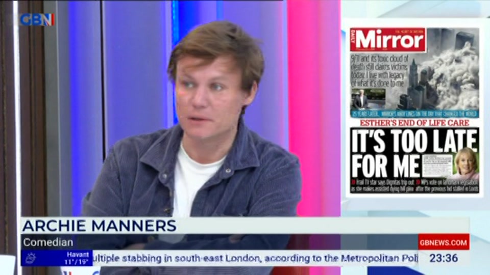 Still from GB News at 36:00