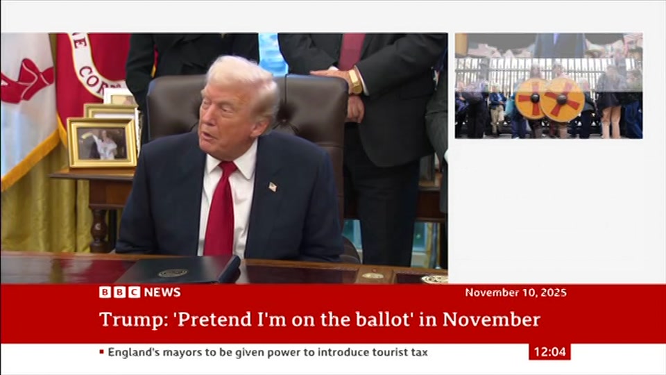 Still from BBC News at 4:00
