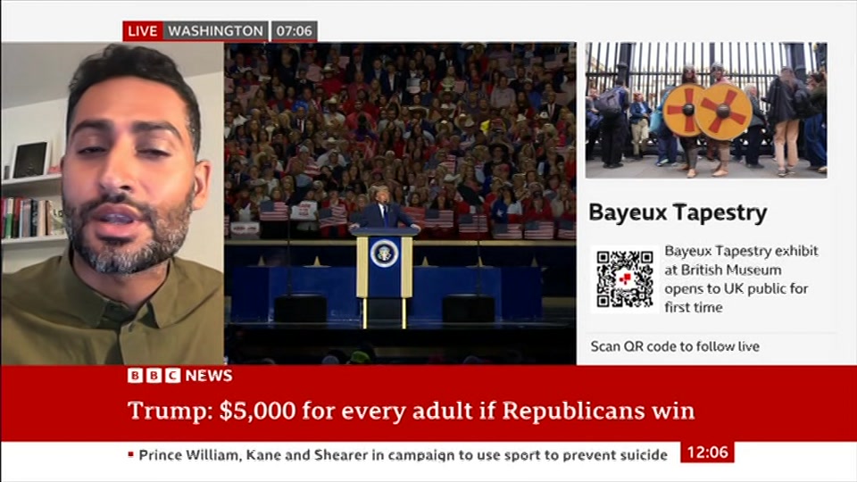 Still from BBC News at 6:00