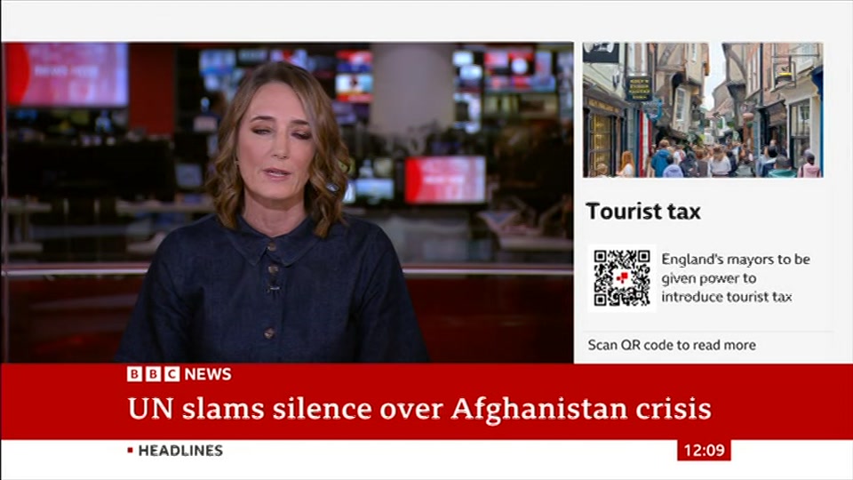 Still from BBC News at 9:00