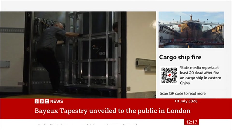 Still from BBC News at 17:00