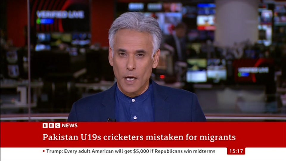 Still from BBC News at 17:30