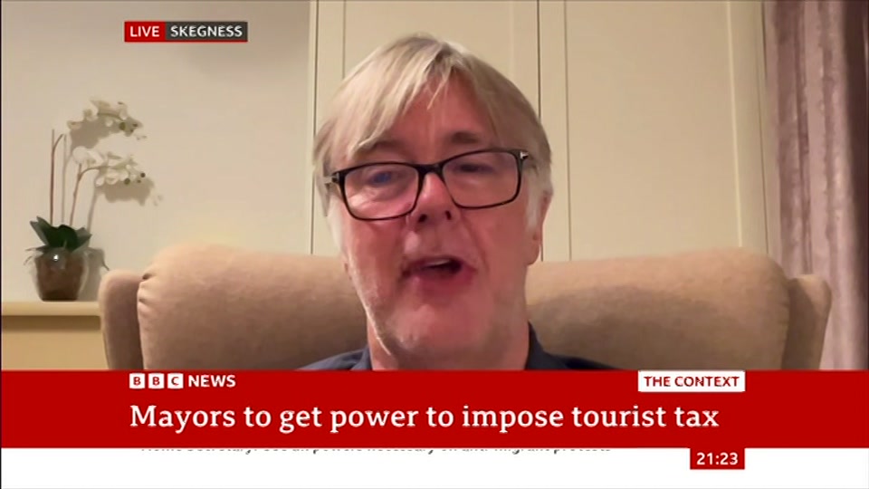Broadcast still at 23m. BBC News, The Context, 10 September 2026.