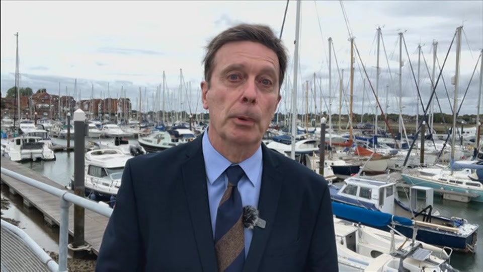 Broadcast still at 13m 30s. BBC One, BBC News and Weather, 10 September 2026.