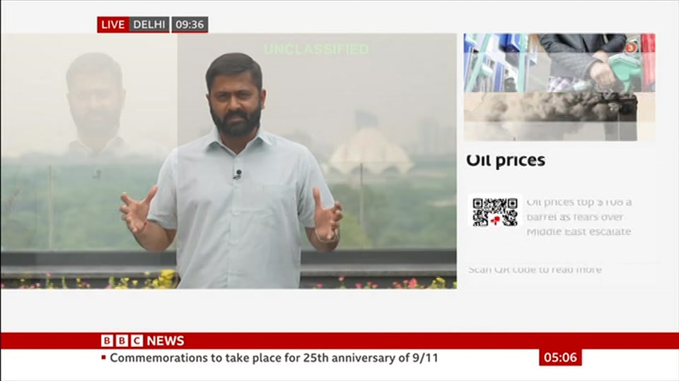 Broadcast still at 6m 30s. BBC News, 11 September 2026.