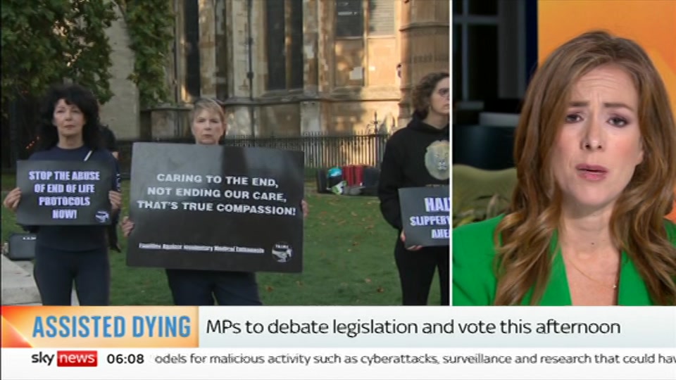 Still from Sky News at 8:30