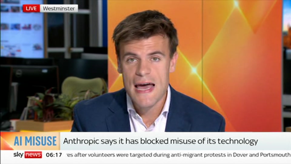 Still from Sky News at 17:00