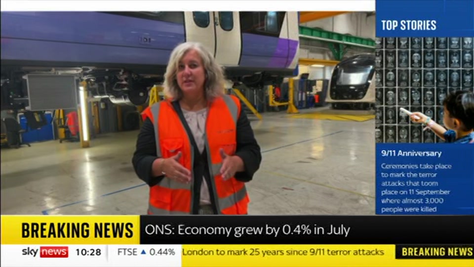 Broadcast still at 28m 30s. Sky News, Sky News Today with Sam Washington, 11 September 2026.