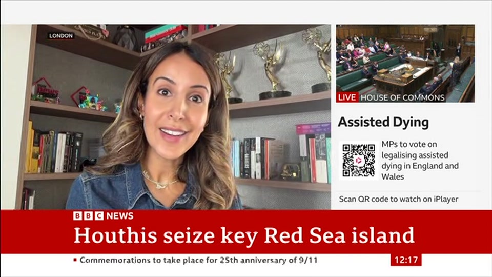 Still from BBC News at 17:30