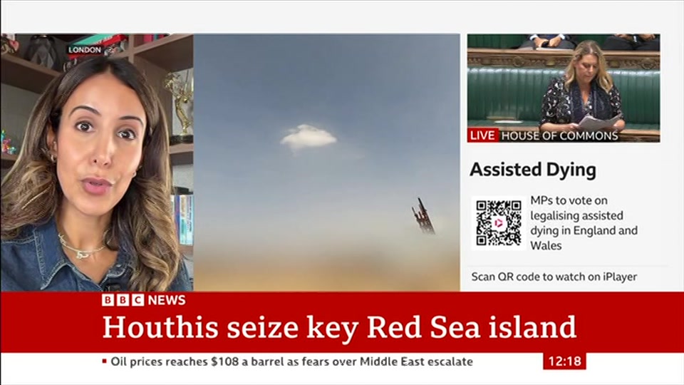 Broadcast still at 18m. BBC News, BBC News Now, 11 September 2026.
