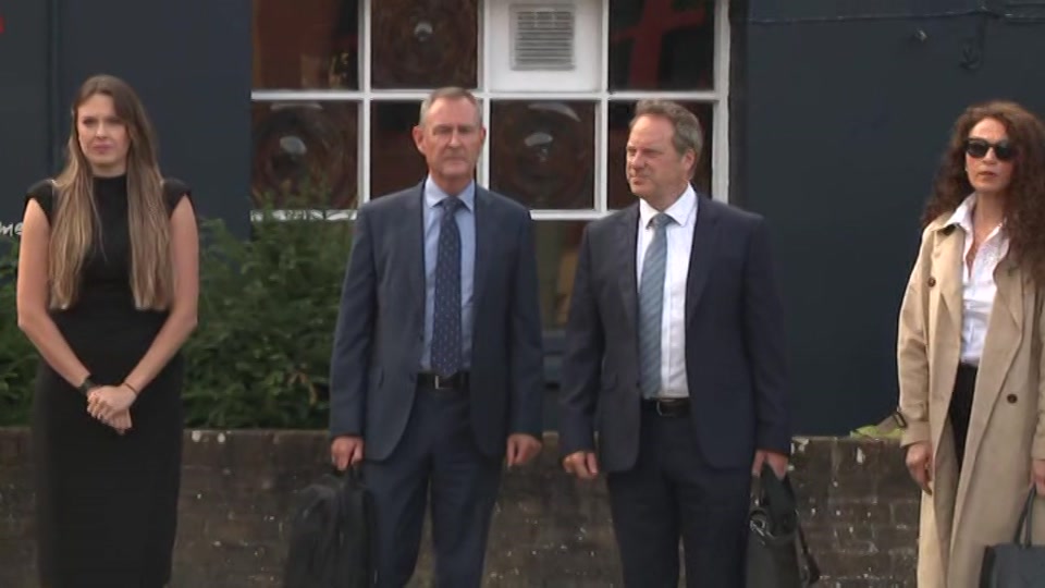 Broadcast still at 8m. ITV, ITV Lunchtime News, 11 September 2026.