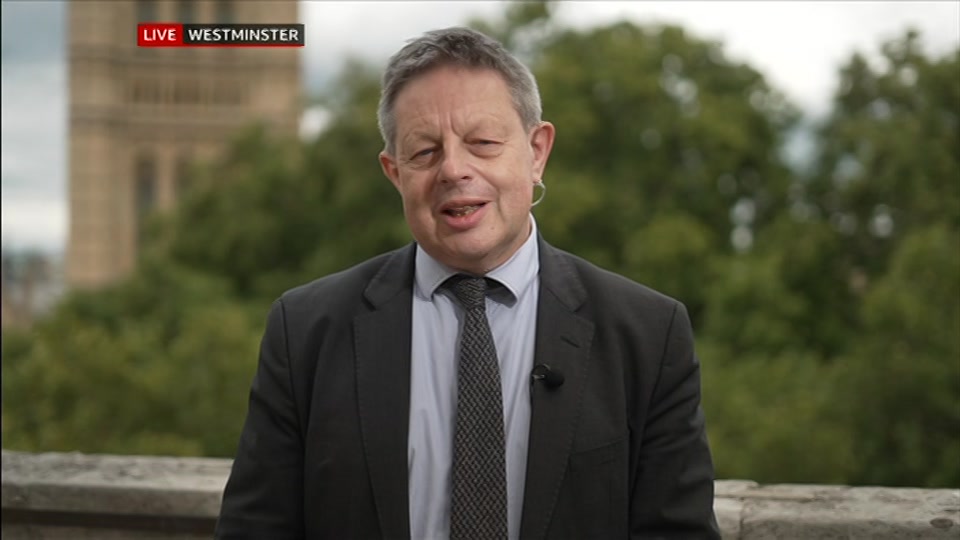 Broadcast still at 15m. BBC One, BBC News at One including..., 11 September 2026.